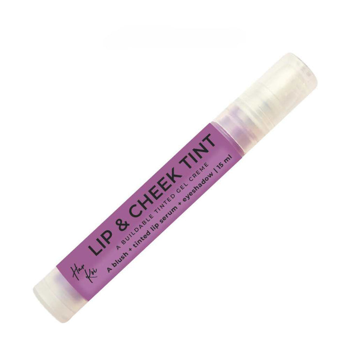 Lip & Cheek Tint Gel | Purple | 3-in-1 | Blush- Gloss- Eyeshadow | Dewy Finish | 15 ML