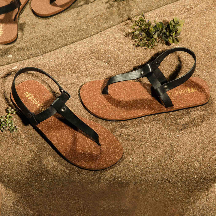 Cork Sandal | A Statement of Individuality & Sustainability | Unisex | Black & Brown