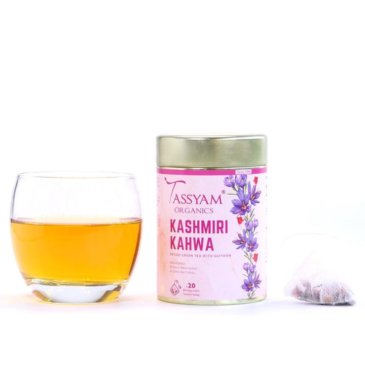 Rich Kashmiri Kahwa | Decadent | Richly Fragrant | Natural | 20 Tea Bags