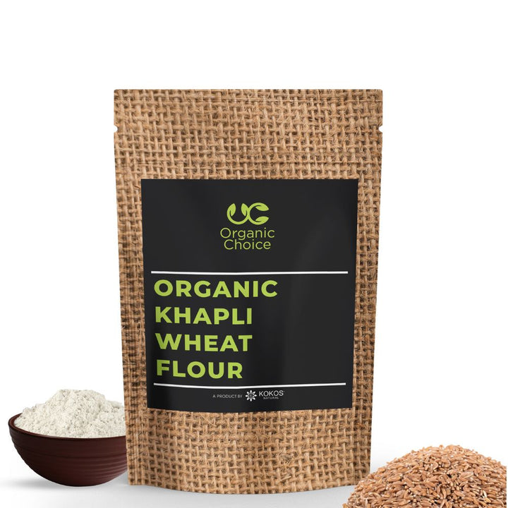 Organic Khapli Wheat Flour | Low Gluten & Diabetics Friendly | 750 GM