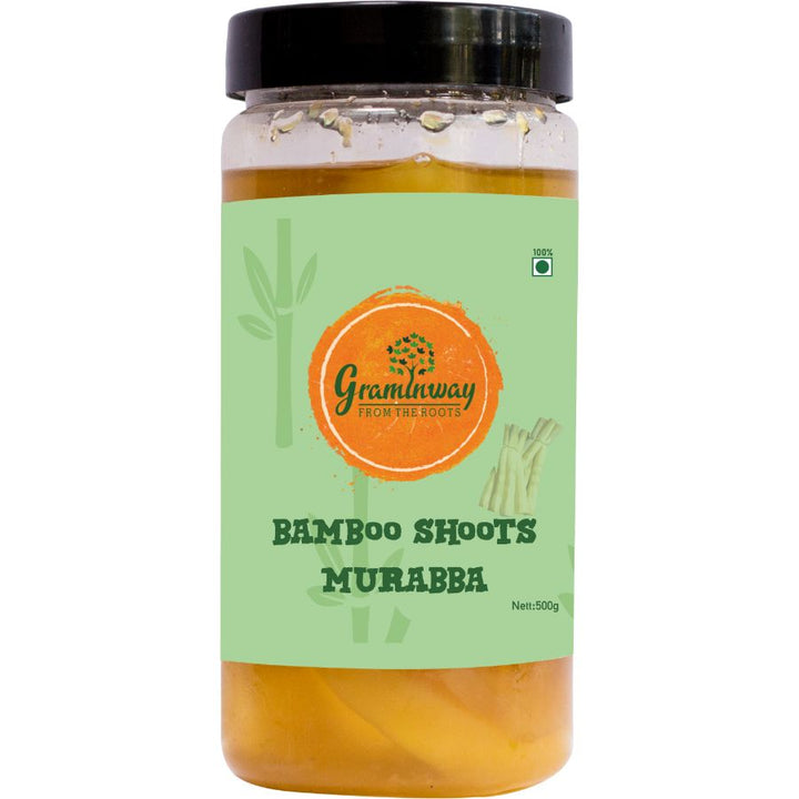 Bamboo Shoots Murabba | Sweet & Tangy Preserve | Tasteful | Bottle of 500 GM