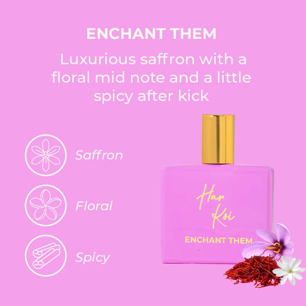 Enchant Them | Mid Floral Note | +10 Hr Stay | Travel Pack | 50 ML