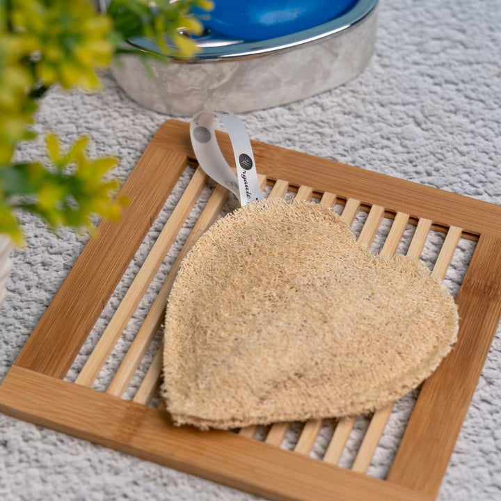 Heart Shape Loofah Pack Of 2