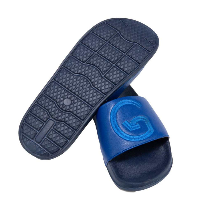 Pool Side Flip Flops | Sleek Design | Comfortable | Navy Blue & Blue