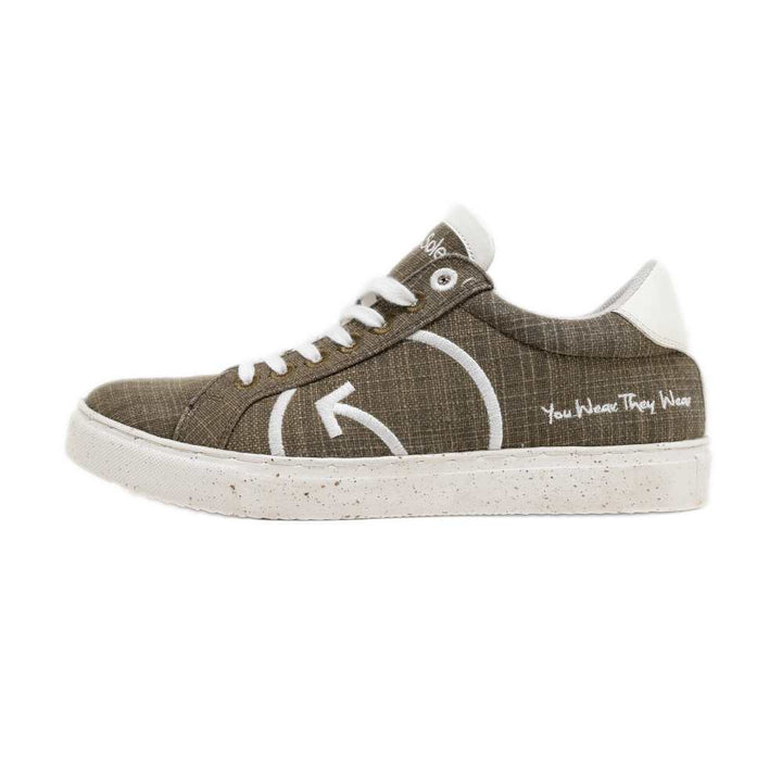 Women's Sneakers | Dark Beige | Ergonomic Design | Comfortably Cushioned