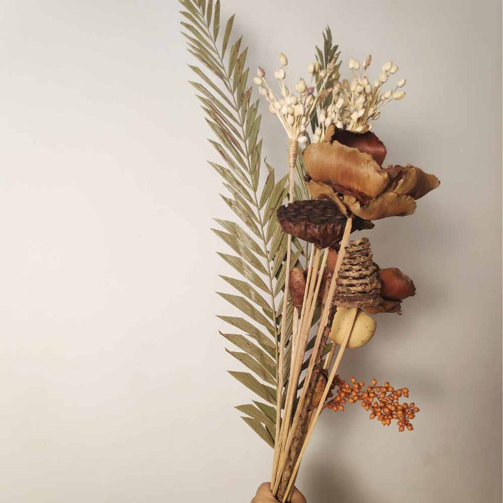 Neutral Rust Tone Bouquet | Dried Flower | 20 Inch