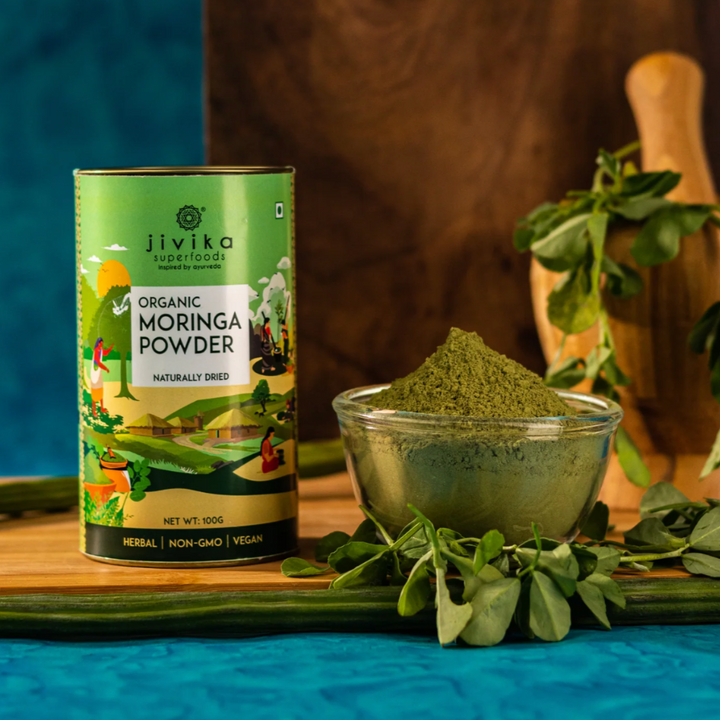 Moringa Powder | Vitamin Mineral Rich | Healthful | Natural | Fitness Pro | Can of 100 GM