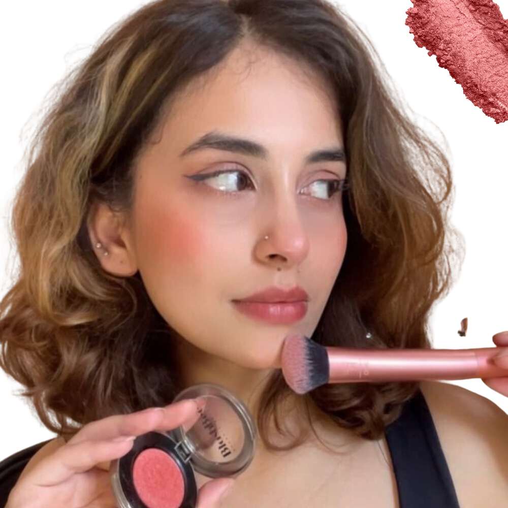 Rose Glow Blush | 12 Hr Stay | Organic | Pigmented | All Skin Type | 2.3 GM