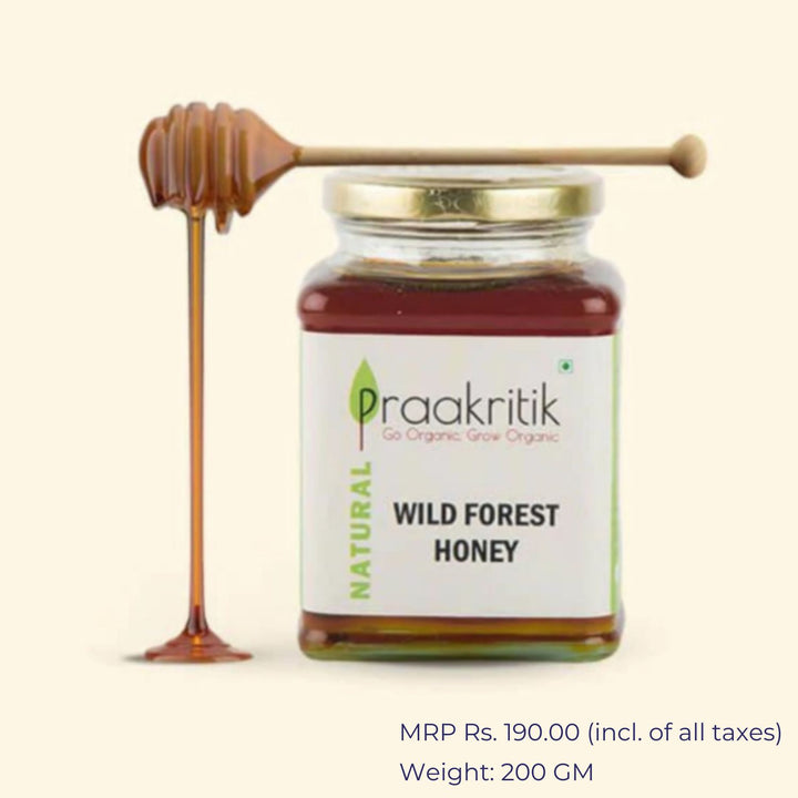 Organic Wild Forest Honey | Chemical Free | Unpasteurized | Anti-Inflammatory