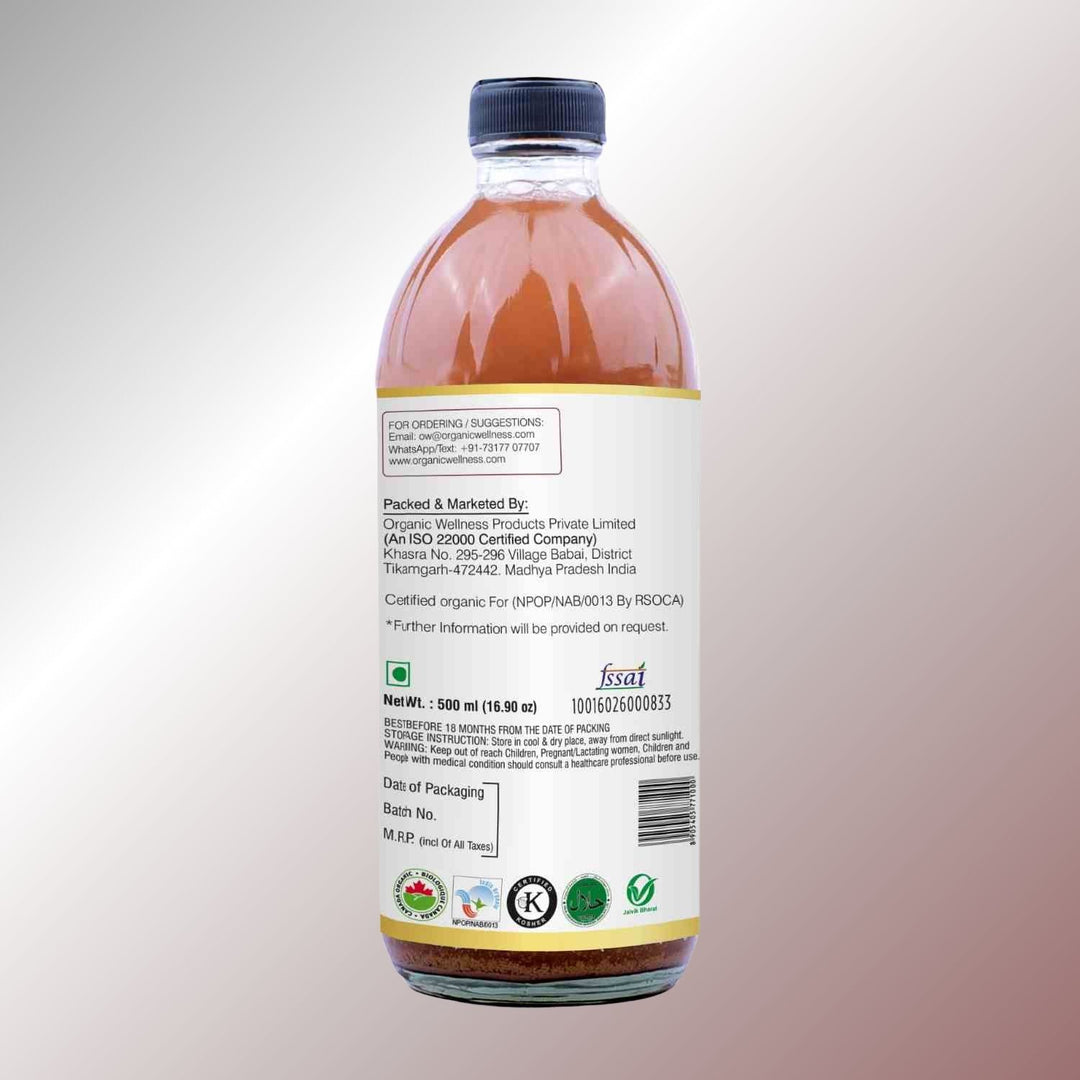 Apple Cider Vinegar with Mother, Cinnamon & Fenugreek | Organic | 500 ML