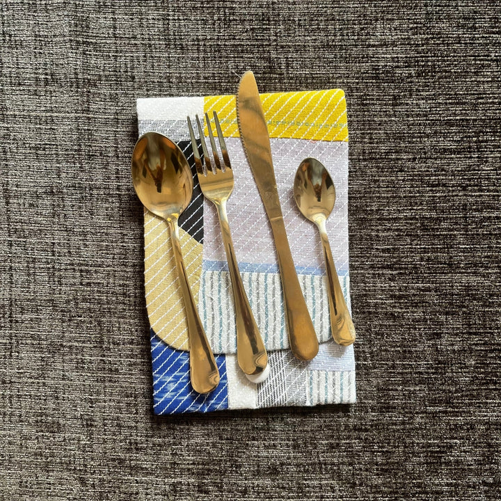 Flap Open Cutlery Pouch | Hand-Crafted | Multi Coloured