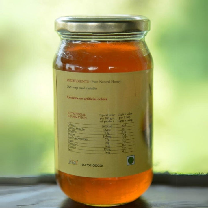 Natural Wildflower Honey | Pure & Raw | Cruelty Free | Himalayan Produce | 250 ML Bottle 