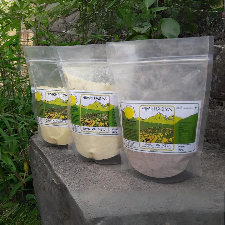 Madua/Ragi Atta / Iron Rich Himalayan Flour | Natural & Organic | Hand Made | 1 KG