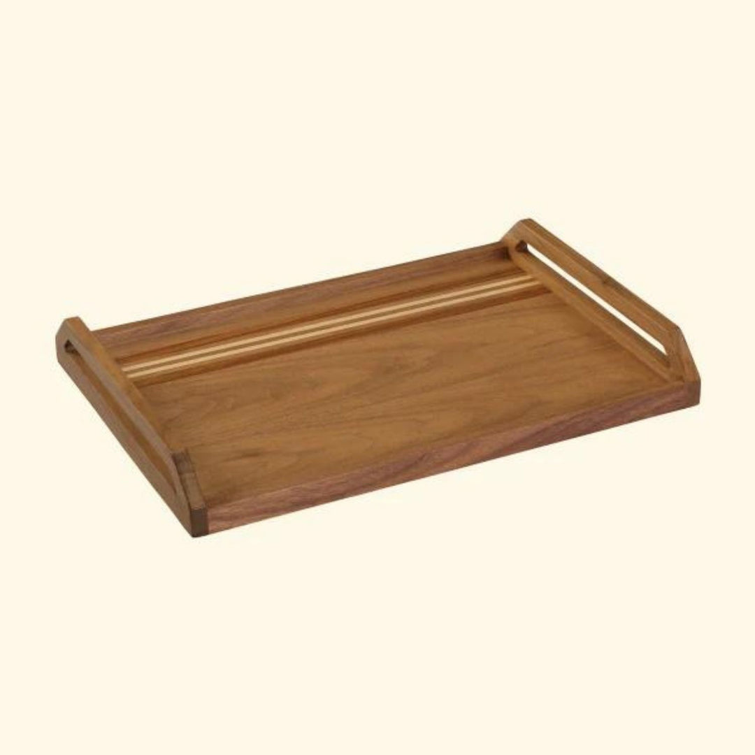 Grado Serving Tray | American Walnut Wood | Hand-Crafted | Large -16 Inch