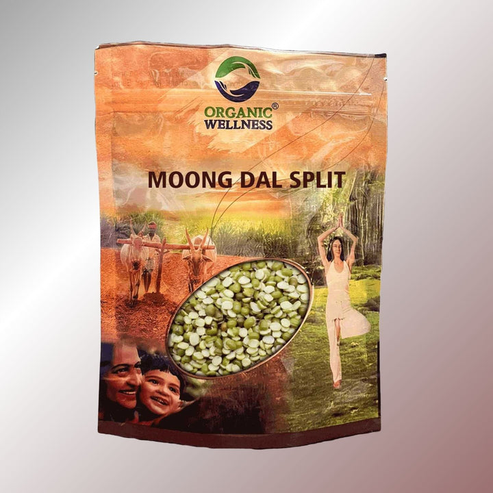 Organic Moong Dal Split | Split & De-husked | 100% Natural & Unpolished | 450 GM