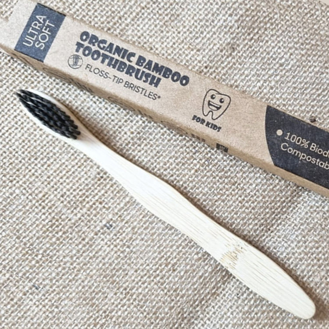 Kids bamboo brush | Ultra Soft Bristles | 100 % Natural | Ecofriendly