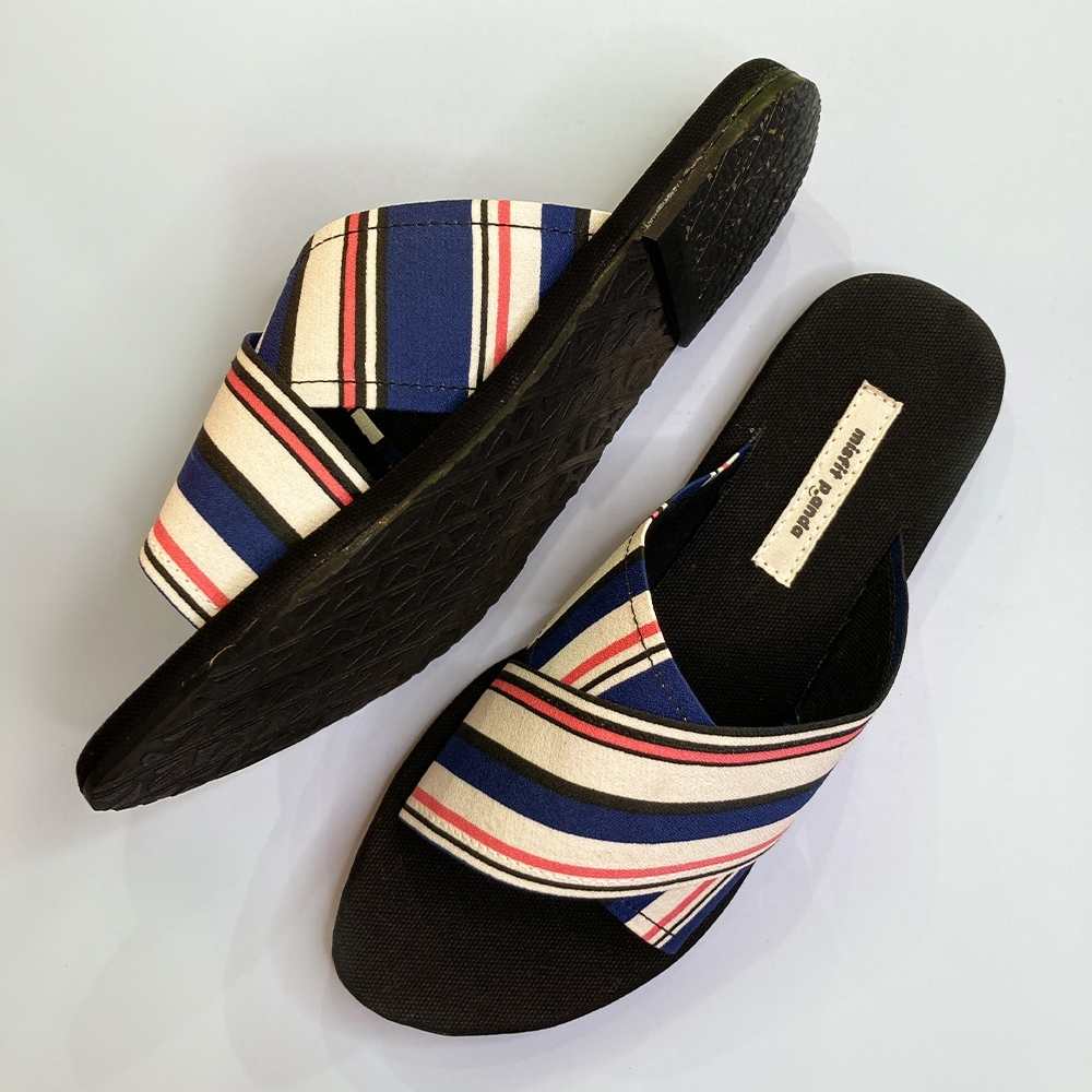 Multi Colour Criss Cross Slip-on For Women | Urbane & Chic Look