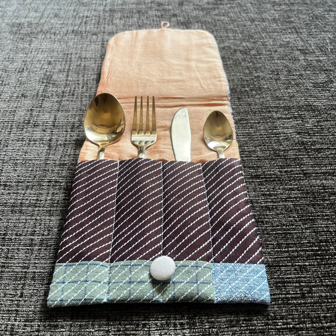 Cutlery Cover | Crafted For Travel And Lunch Box Essentials | Multi Colour