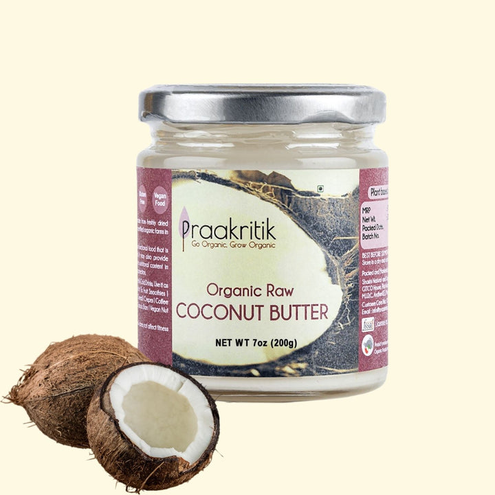 Raw Coconut Butter | Certified Organic | Rich in Vitamins and Minerals | 200 GM