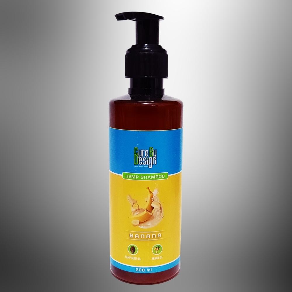 Moisturising Hair Shampoo | Hemp & Banana Plant Based | All Hair Type | 200 ML