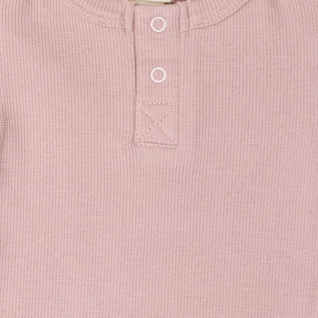 Blush Pink Frill Sleeve Infant Bodysuits | 100% Cotton | Unisex