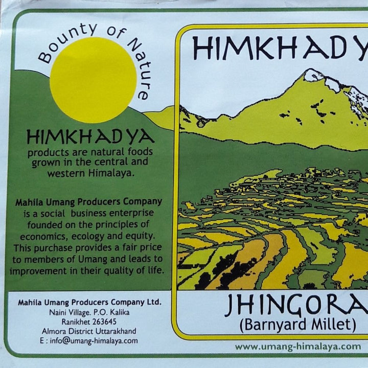 Jhangora / Barnyard Millet | Authentic Himalayan | 100% Natural and Organic | 1 KG