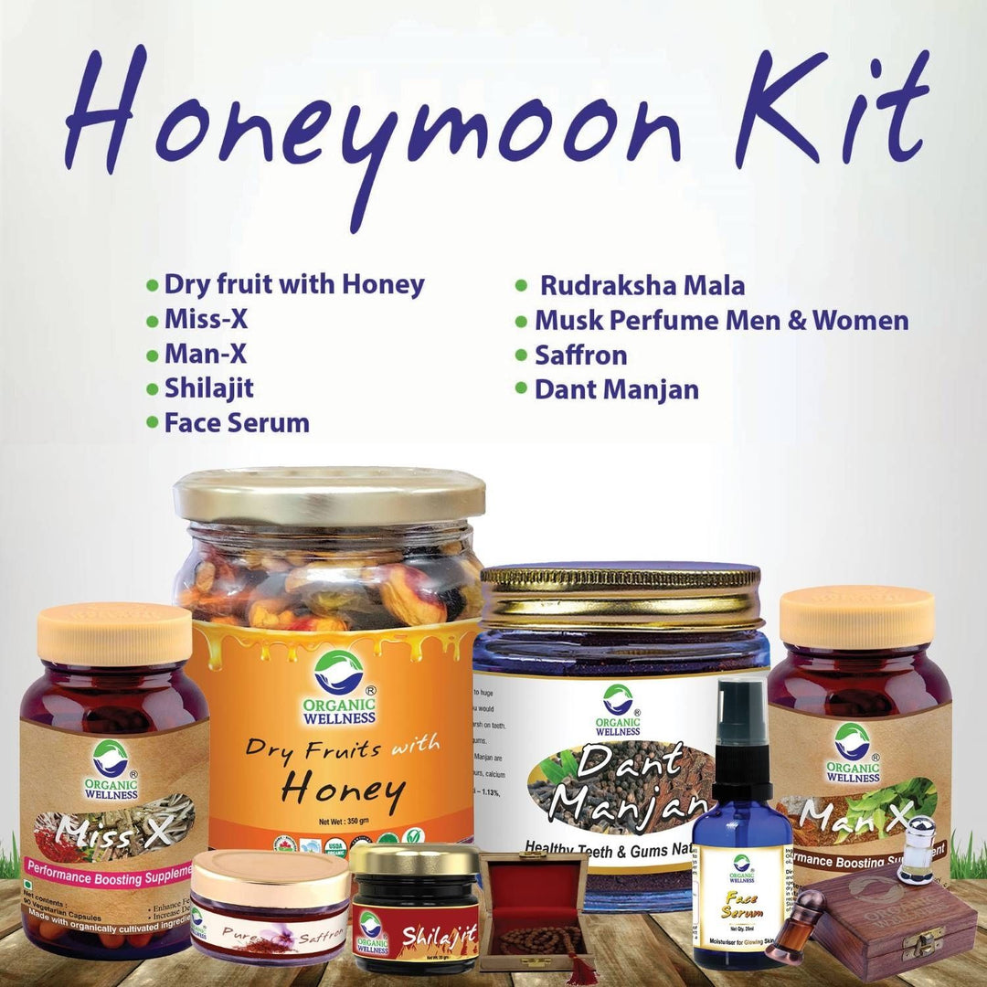 Honeymoon Kit | Certified Organic | 100 % Vegan | Disorders | Benefits | Pack of 9