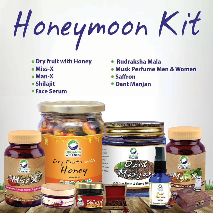 Honeymoon Kit | Certified Organic | 100 % Vegan | Disorders | Benefits | Pack of 9