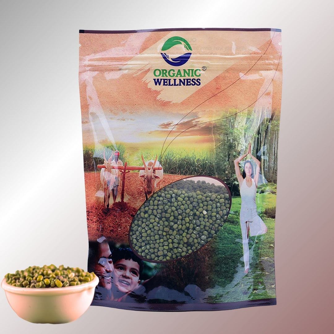 Moong Dal Whole (Green Gram) | Rich in Protein & Fiber | 100% Organic  | 450 GM