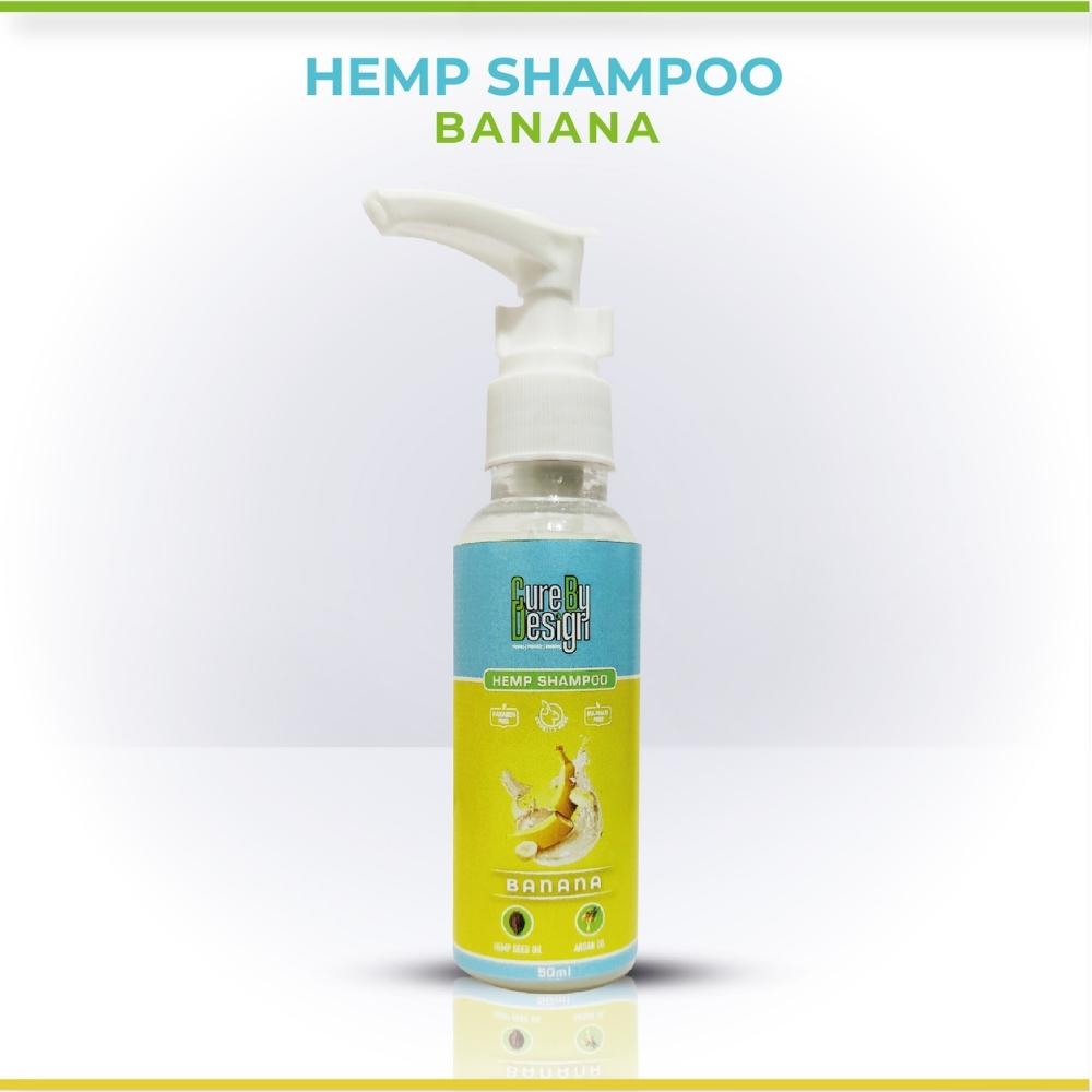 Hemp & Banana Shampoo | Moisturizing | Plant Based | All Hair Type | 50 ML