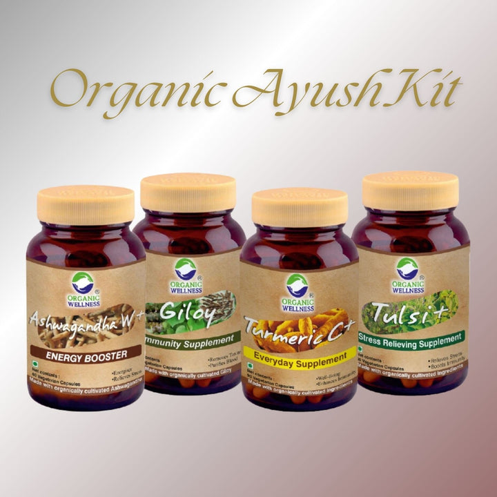 Ayush Kit | Certified Organic | 100 % Vegan | Disorders | Benefits | Pack of 4