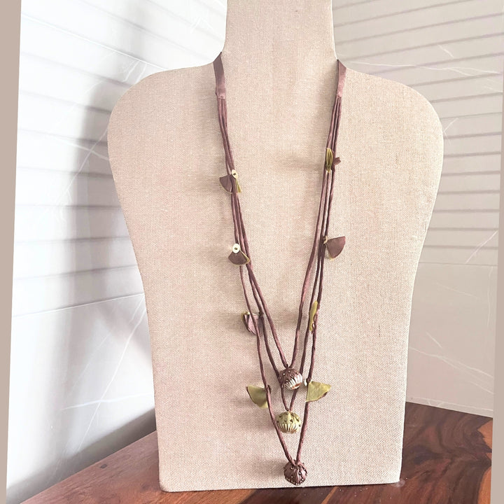 Brown And Green Necklace For Women | Hand Crafted | Earthy & Artistic | Chic