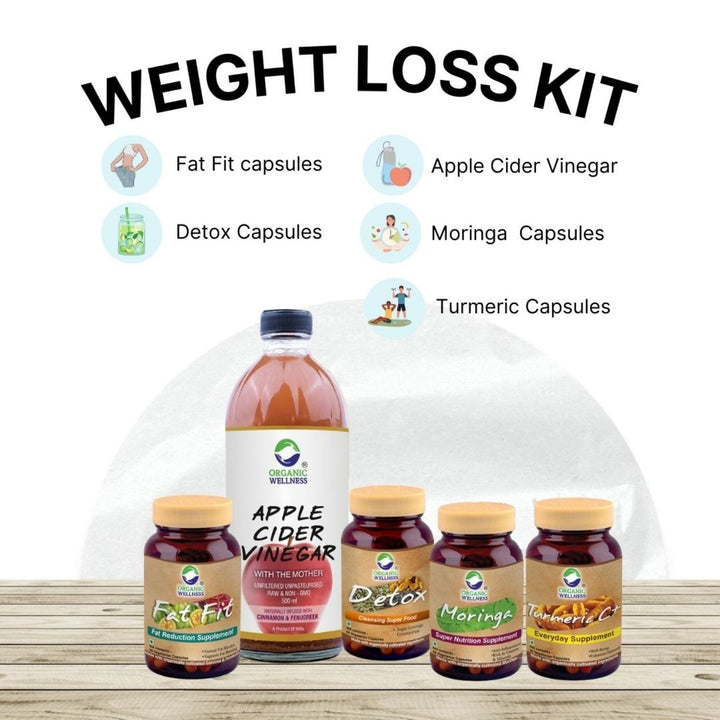 Weight Loss Kit | Certified Organic | 100 % Vegan | Disorders | Benefits | Pack of 6