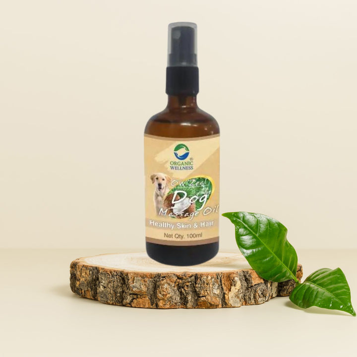 Dog Massage Oil | Healthy Skin & Hair Oil | SLS/SLES-Free | Fragrances-Free | 100 ML