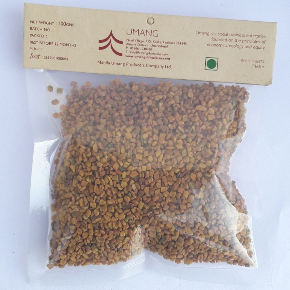 Methi / Fenugreek Seeds | Health & Hair Nourishing | Organic & Pure | 100 GM