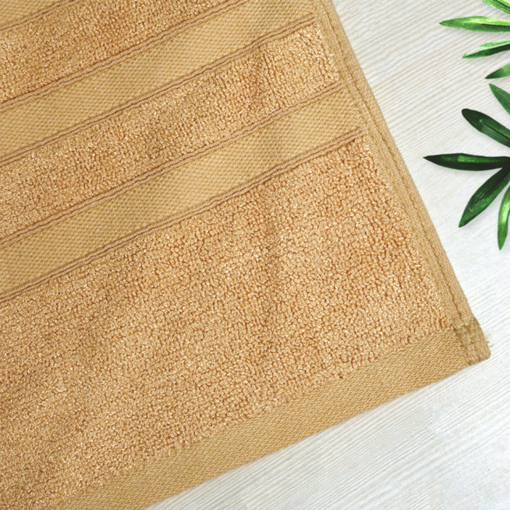 Beige Bath Towel | Bamboo Fabric | Soft | Moisture Absorbent | 59" x 29"