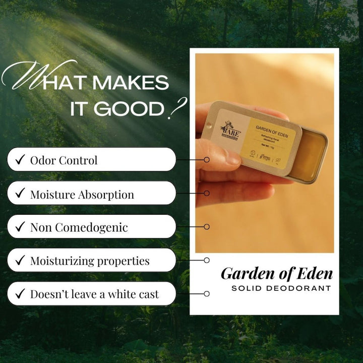 Garden of Eden Solid Perfume | Floral | Travel Friendly | 15 GM