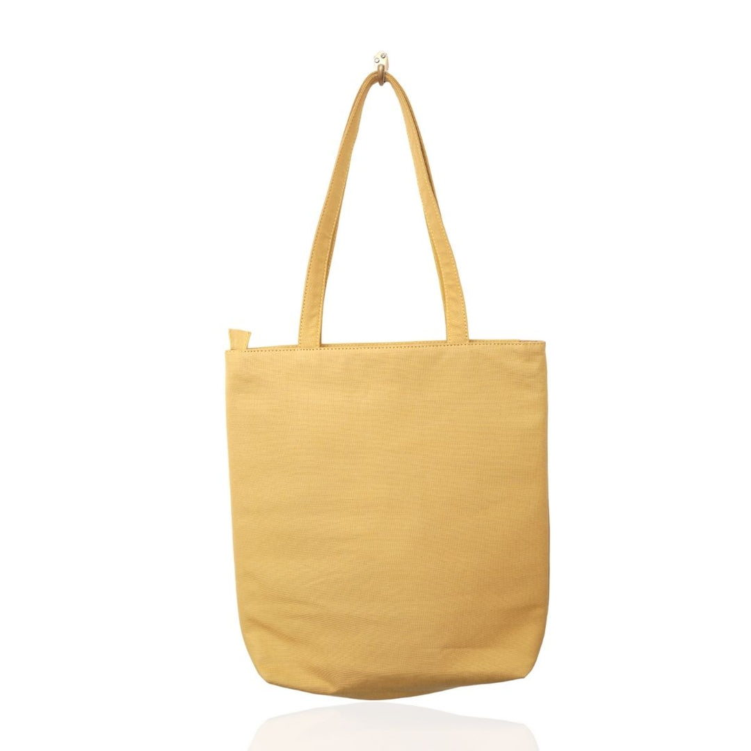 Hand-Crafted Cotton Tote Bag | Gadget Safe | Apologies In Cash Only