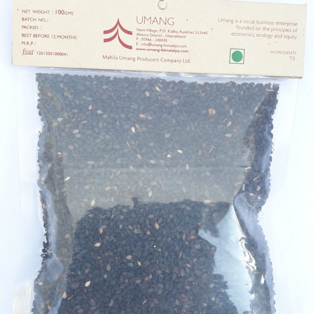 Black Sesame Seeds | Health Promoting & Anti-Ageing | Organic | 100 GM