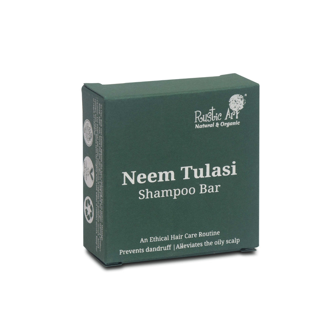 Neem Tulsi Shampoo Bar | Protect-Repair | Anti Dandruff | Gentle for Scalp