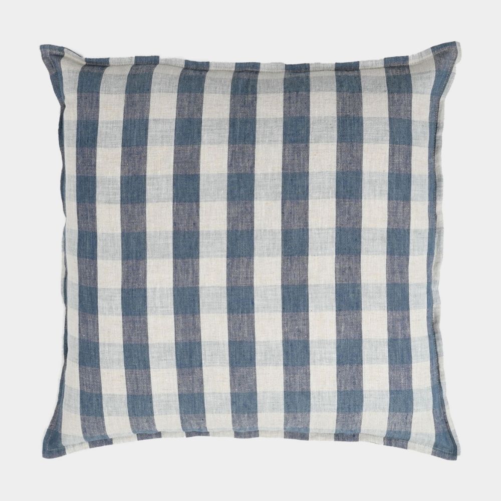 Ethereal Checkered Cushion Cover | Sustainably Made | Smart Decor | Easy Wash