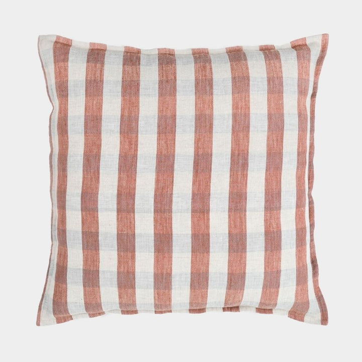 Ethereal Checkered Cushion Cover | Sustainably Made | Smart Decor | Easy Wash