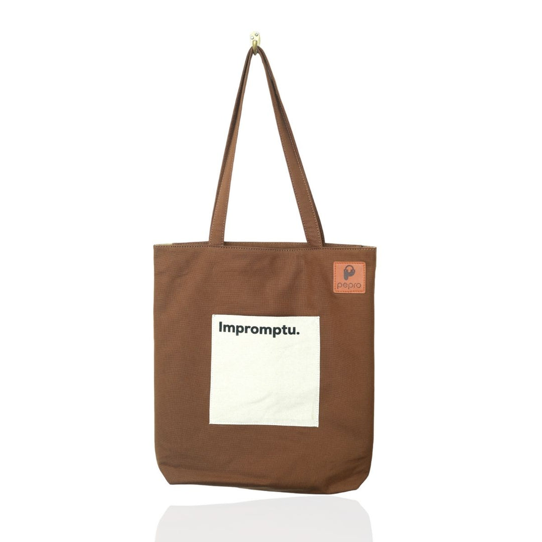 Gadgets Safe Tote Bag | Cotton | Utility | Spacious | Padded | Everyday Bag | "Impromptu"