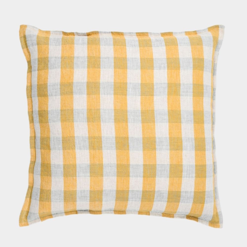 Ethereal Checkered Cushion Cover | Sustainably Made | Smart Decor | Easy Wash