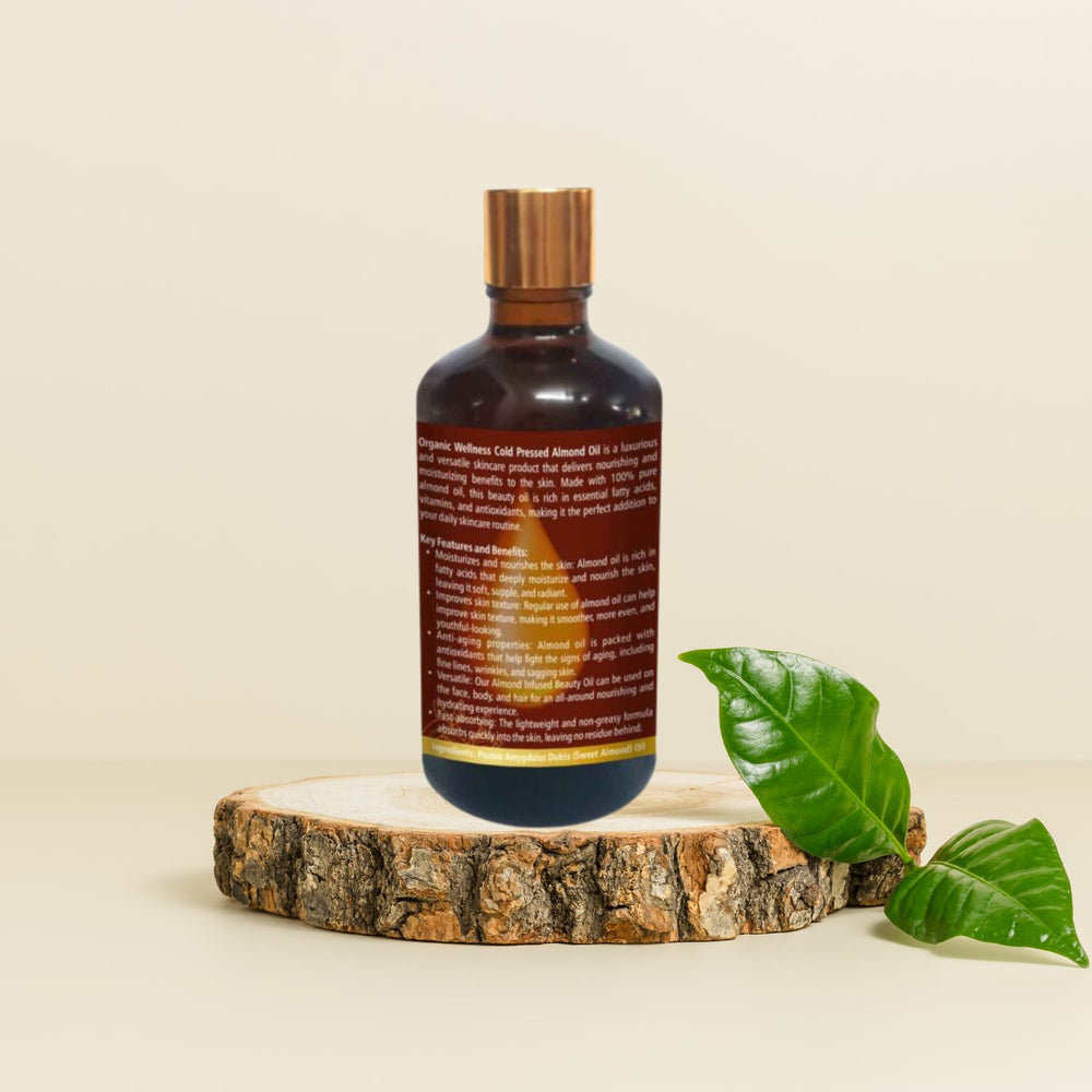 Almond Cold Pressed Oil | Moisturizes and Nourishes the Skin| 100 ML