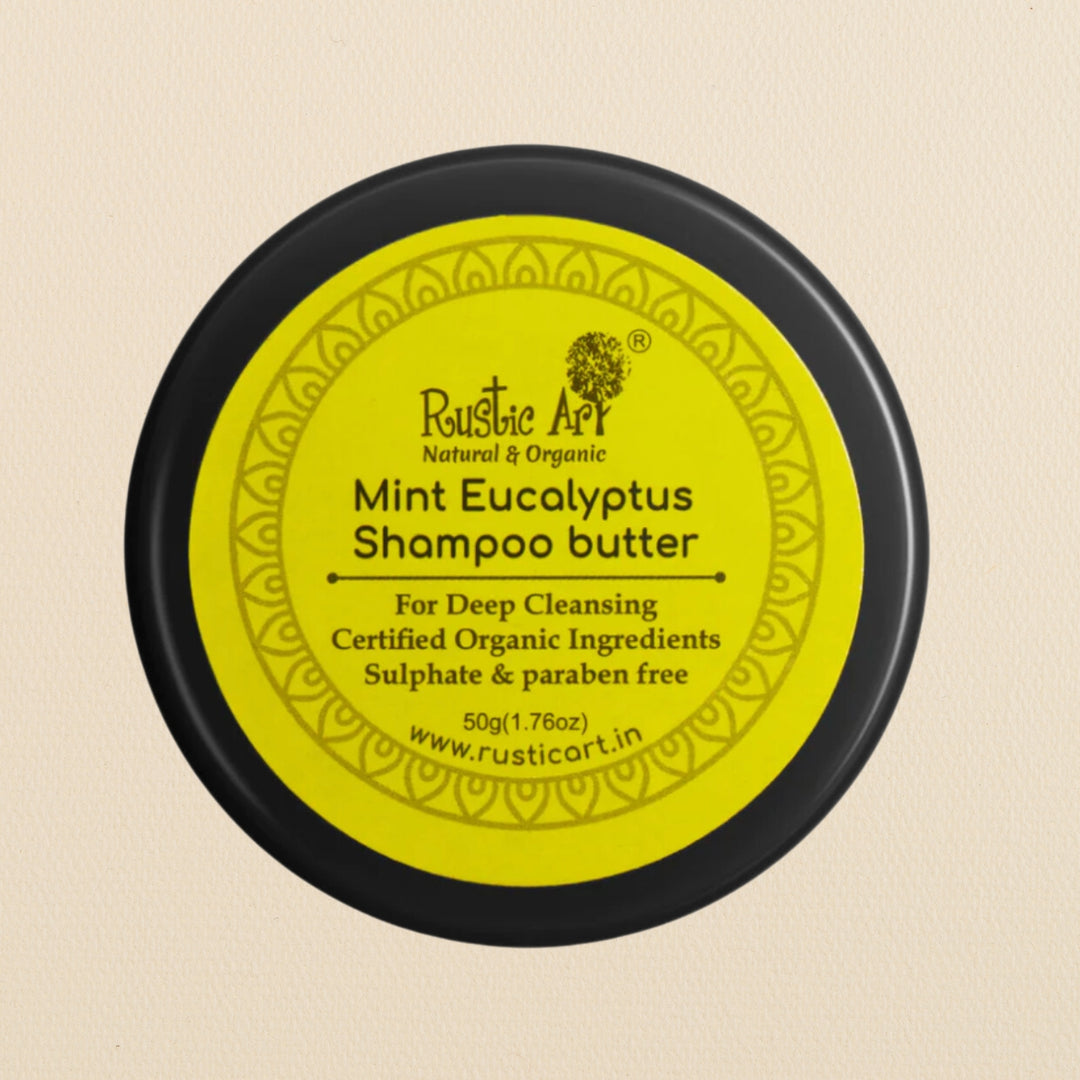 Mint Eucalyptus Shampoo Butter | Deep Cleansing | Reduce Hair Fall and Damage