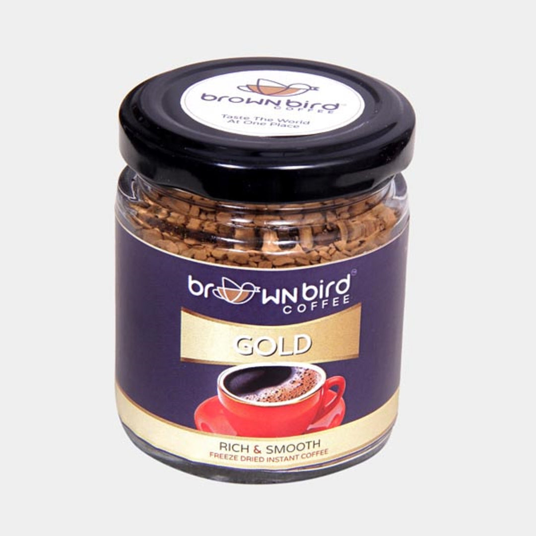 Gold Instant Coffee | Medium Roast | Freeze Dried | No Added Sugar & Colour