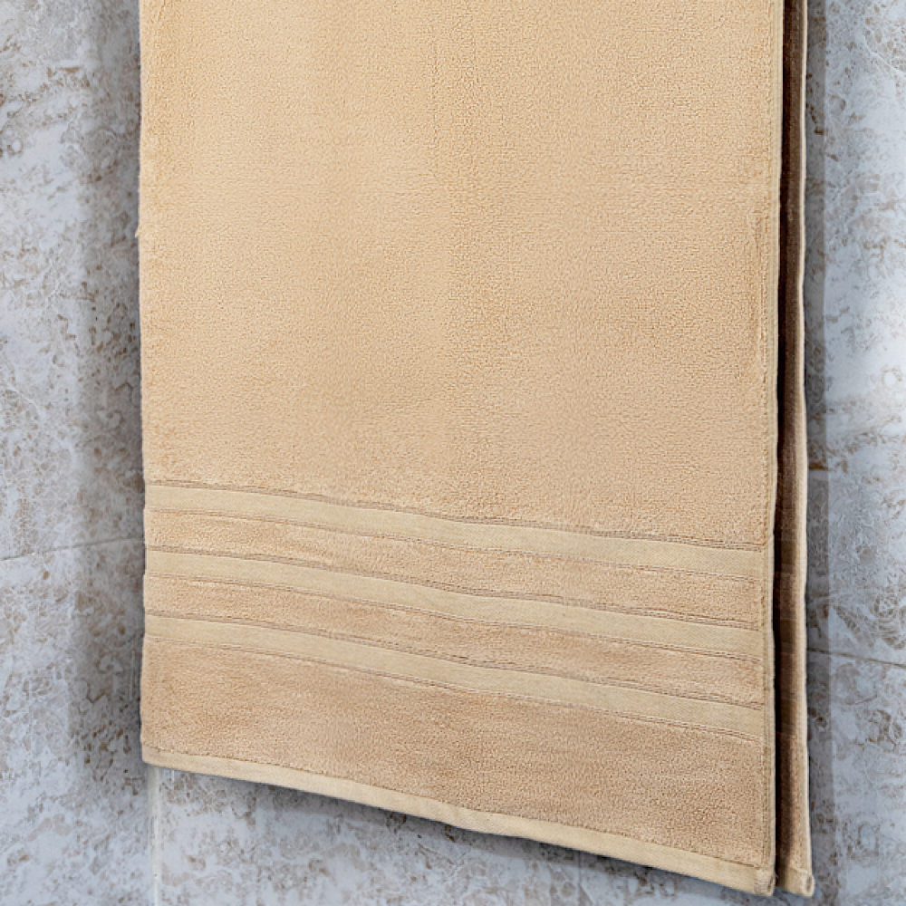 Bath Towel | Bamboo Fabric | Comfortable | Moisture Absorbent | Anti-Bacterial | Beige