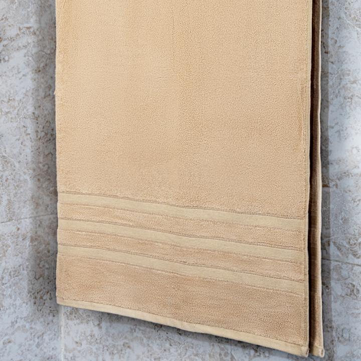 Bath Towel | Bamboo Fabric | Comfortable | Moisture Absorbent | Anti-Bacterial | Beige