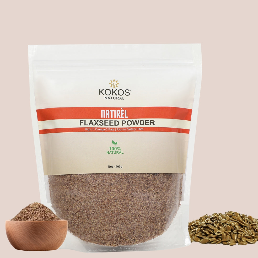 Flax Seed Powder | Dietary Fibre & Omega-3 Fats Rich | Superfood | 400 GM